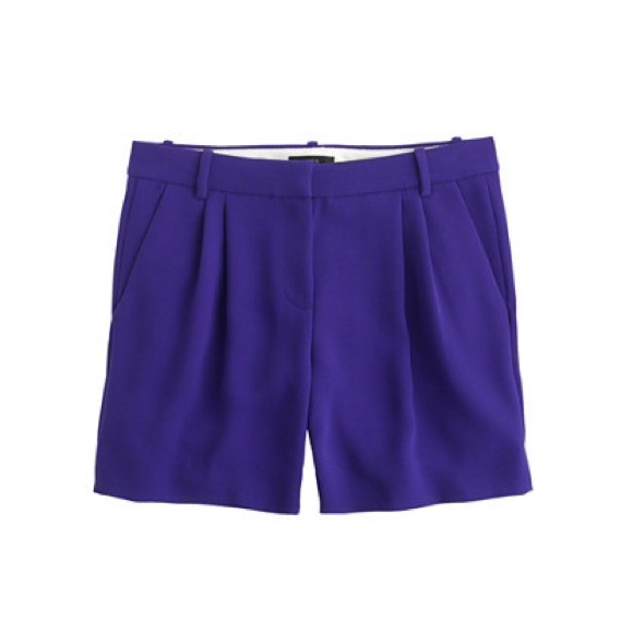 J. Crew Pants - J. Crew Pleated Crepe Short